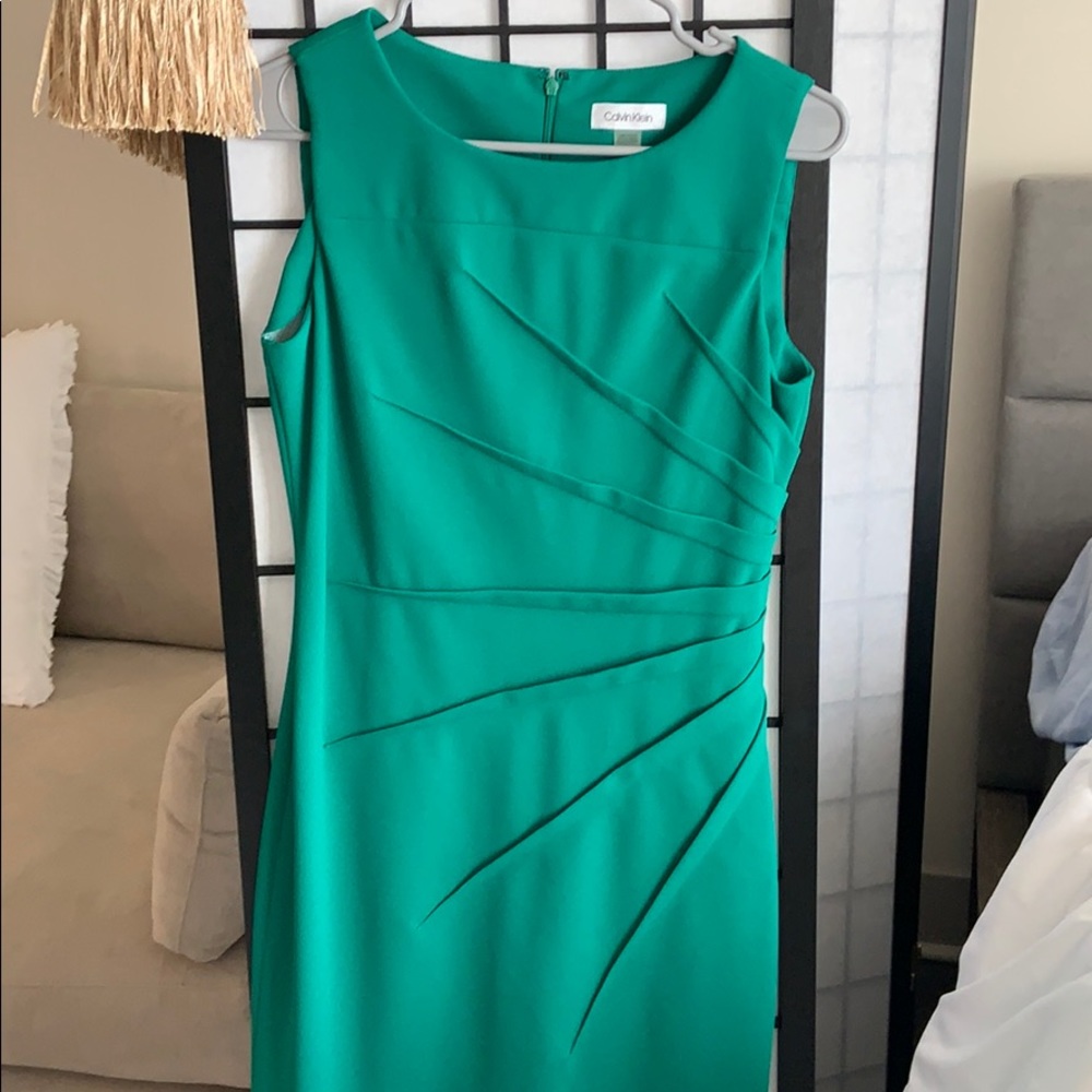 Calvin Klein sleeveless midi dress